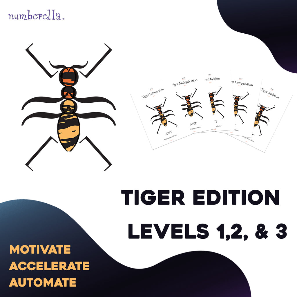 Tiger Edition Motivational Brain Training Books