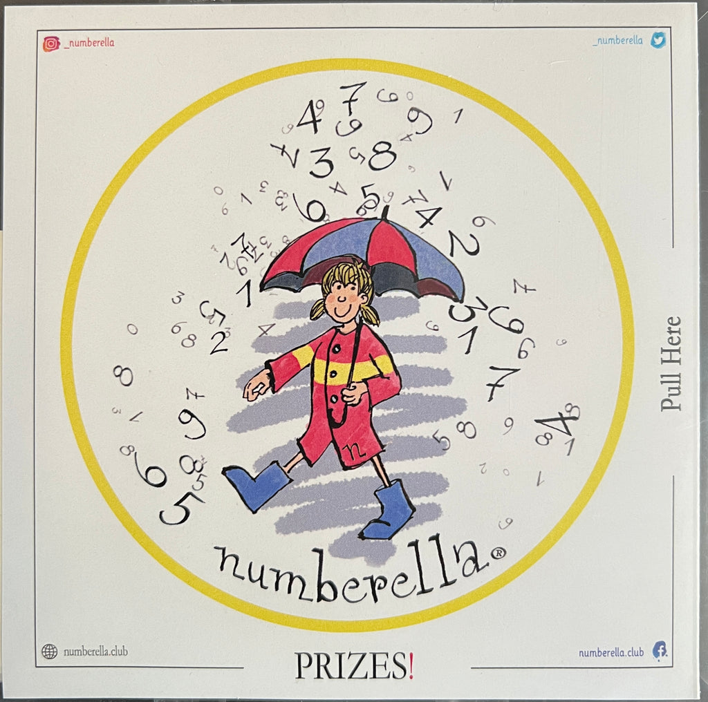 Numberella Prize Sticker Packs